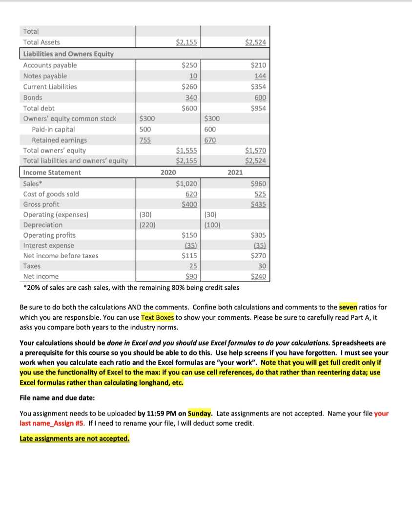 Please use Excel for question #3, you can answer the first two