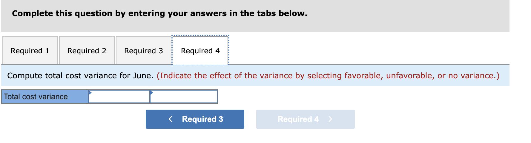 ) Prepare the standard cost card showing standard cost per unit. 2)