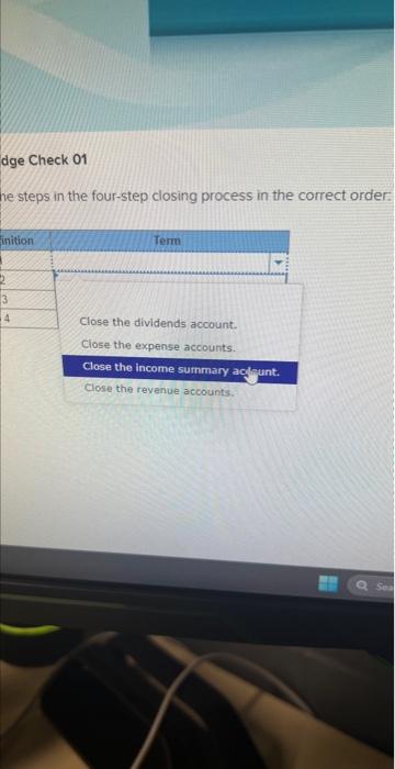 order: Definition Step 1 Step 2 Step 3 Step 4 Term Place
