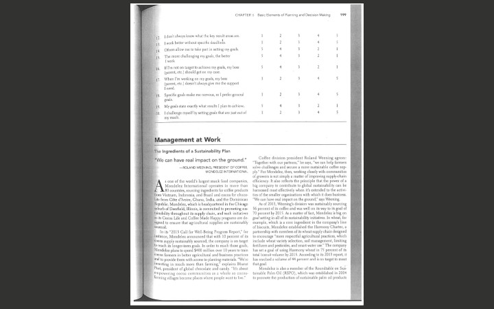  please answer the case study questions Management at Work hgredents ofa