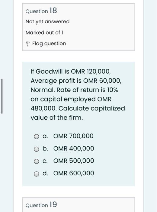 the question number and answer code. corporate Accounting 1 Question 16 Not