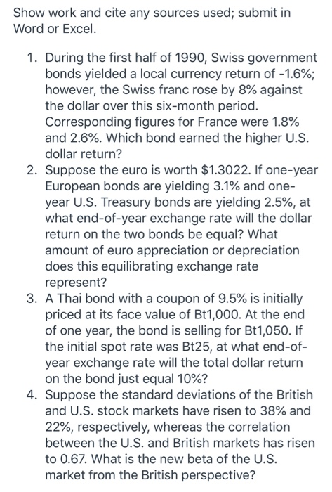 please answer qustion 2 and 3. typed answer. thanks Show work and