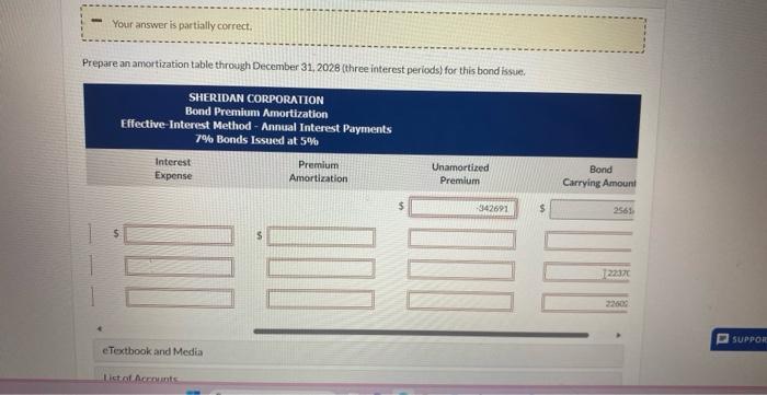 On January 1,2025 , Sheridan Corporation issued $2,219,000 face value, 7%,10-year bonds