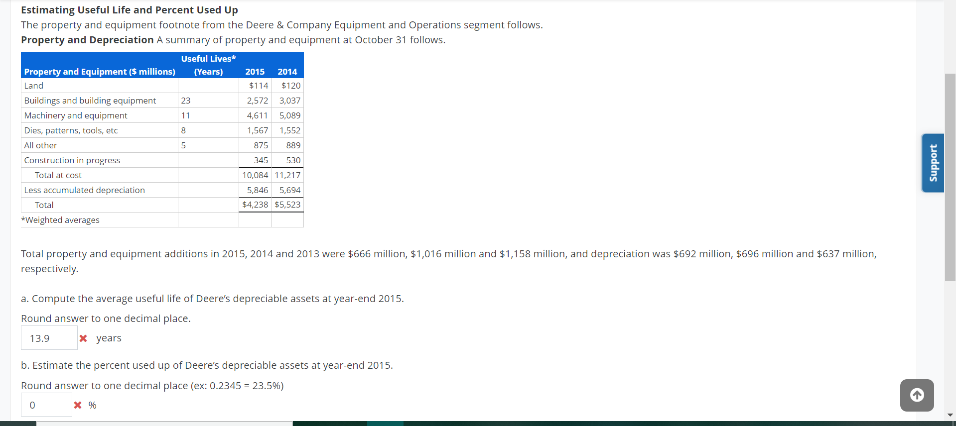  Please answer parts a and b. Please provide explanation if possible.
