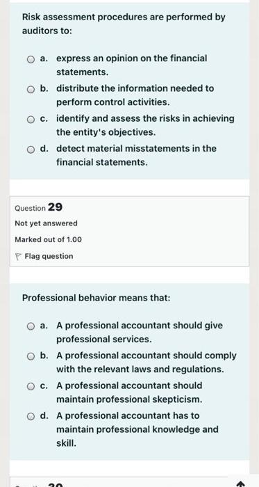 will rate you Question 27 Not yet answered Marked out of 1.00