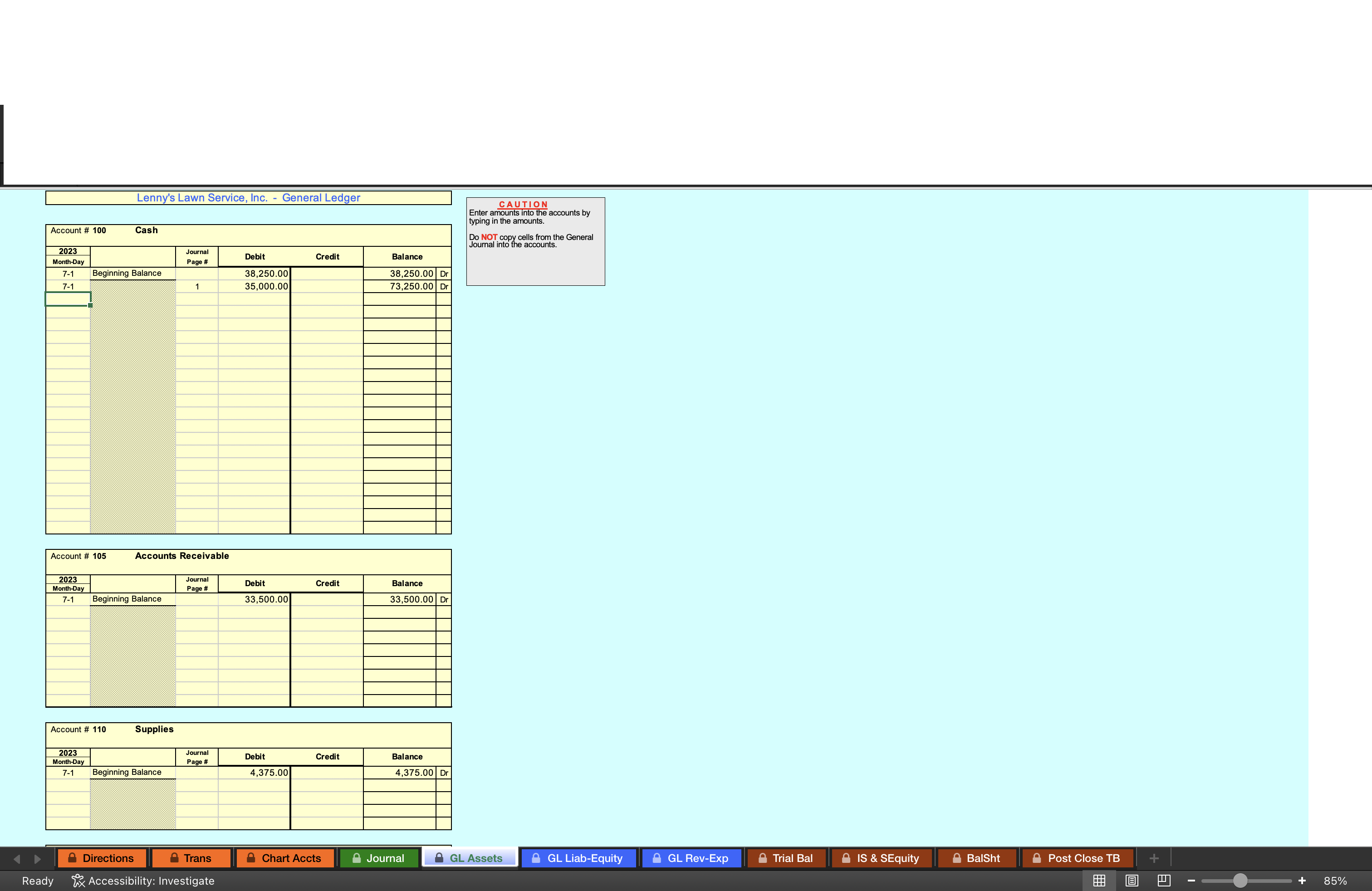 - 2 } & Assets: \\ \cline { 2 - 2 }