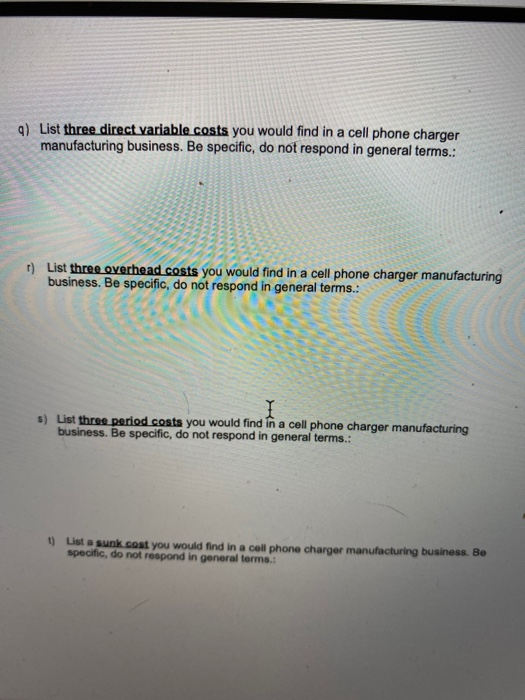 in dollars = Fixed cost / contribution margin ra 5) Margin of