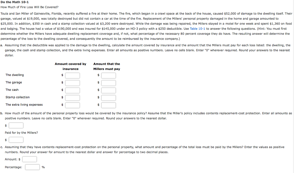 Please explain why and how you got the numbers for the
