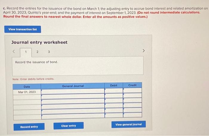 issue. (Do not round intermediate calculations. Round the final answer to nearest