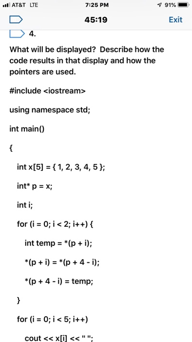 - &a; char ch 'A, &cho ch; cho += a; *ptrch; cout
