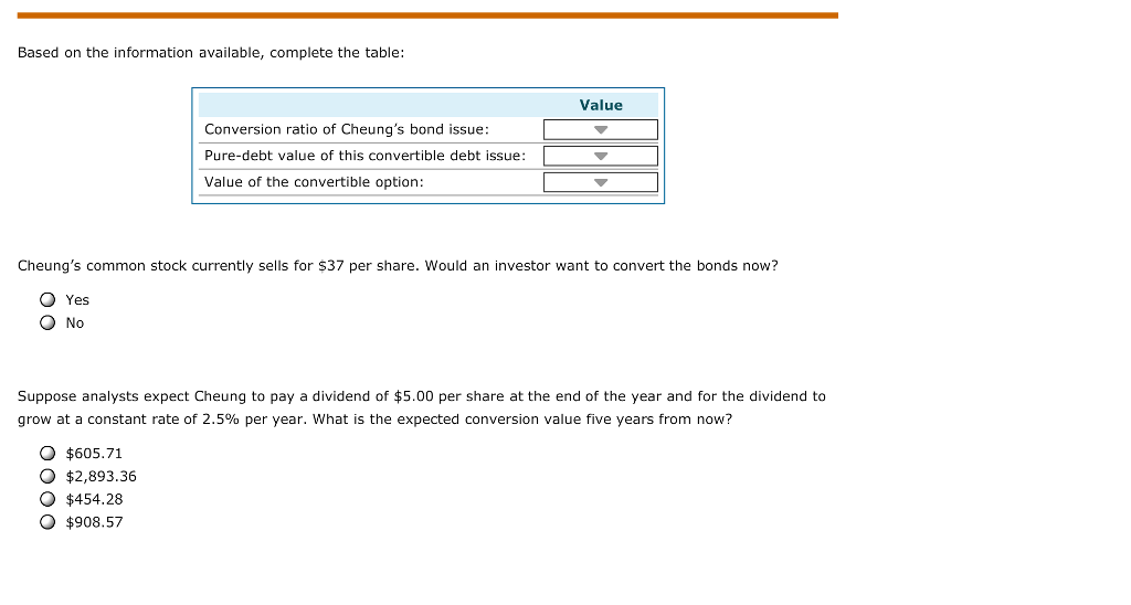 or convertible preferred stock) may be tendered at the option of the