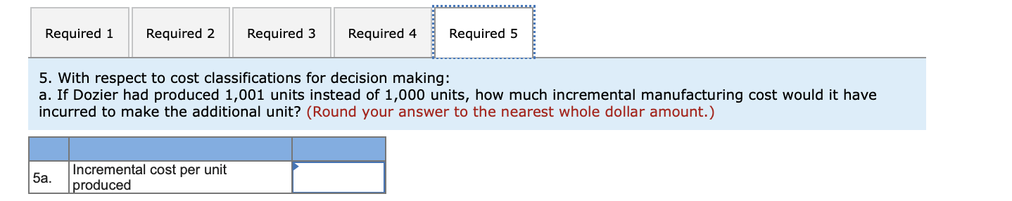 Direct labor Variable manufacturing overhead Fixed manufacturing overhead Total manufacturing overhead Variable