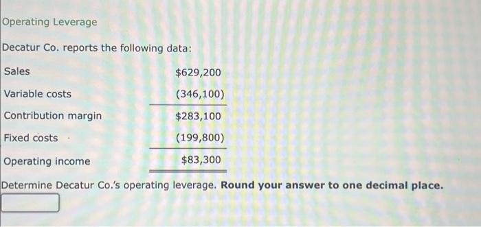 sells a product for $170 per unit. The variable cost is $95