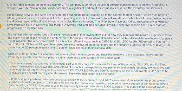 good Big10Sweaters com is a new company started last year by two