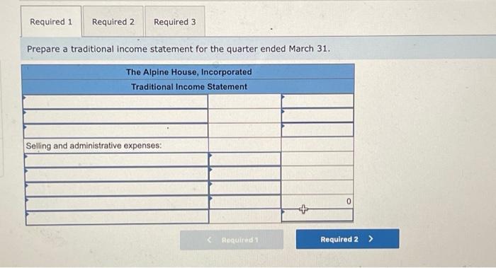 31. Complete this question by entering your answers in the tabs below.