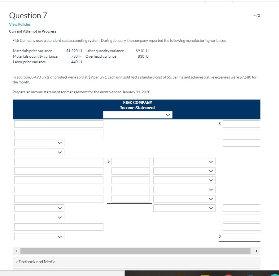 materials are purchased at a cost of $4.85 per unit, and 27,000