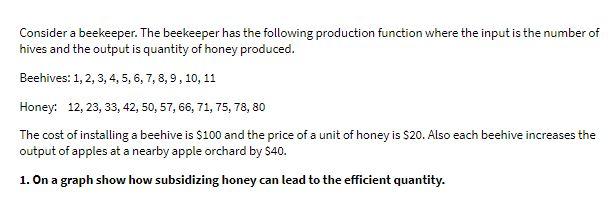 Please be fast solve as early as possible Consider a beekeeper. The