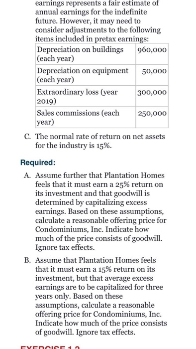 Homes Company is considering the acquisition of Condominiums, Inc. early in 2020.