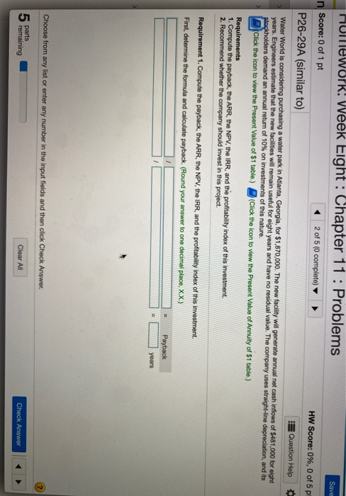  MUNTIEWOR! Week Eight : Chapter 11: Problems Save n Score: 0