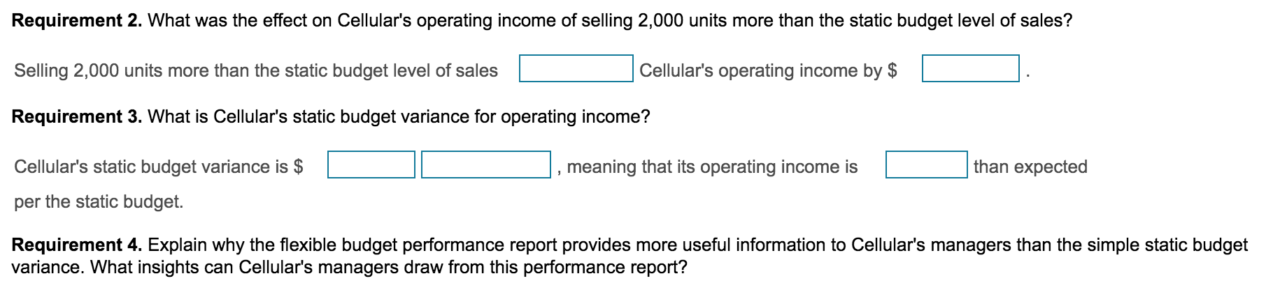 Sales Revenue $ 259,000 Variable Expenses 141,500 Contribution Margin 117,500 Fixed Expenses