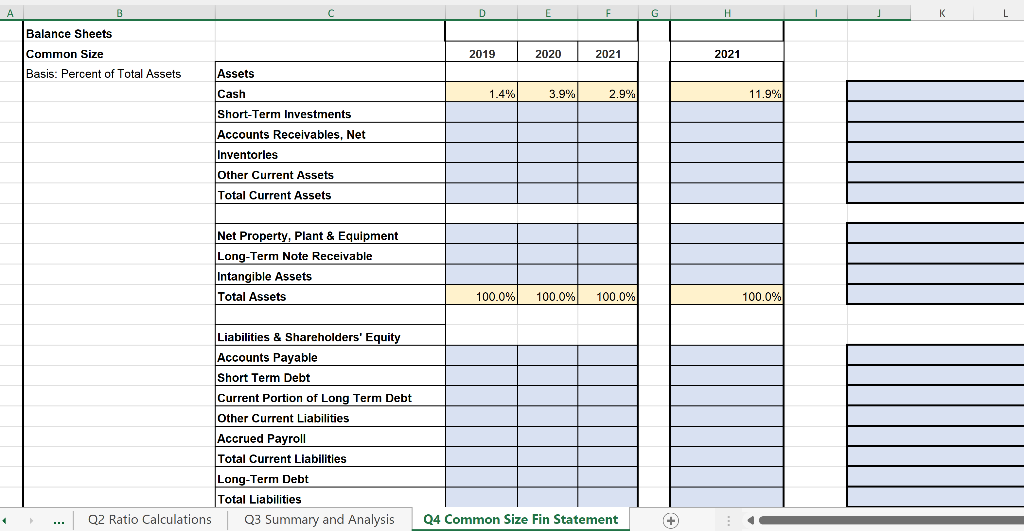 quantitative measures and qualitative analysis. You have been provided with a list