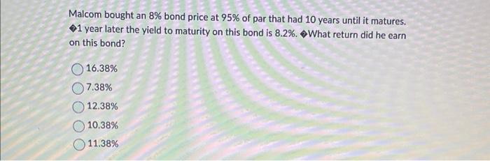 over the past 50 years. OIf the average risk free rate was