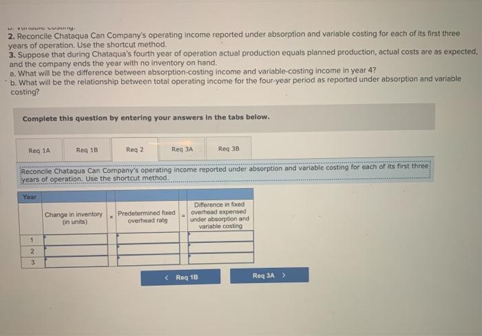 The variable costs of production for one case of cans are as