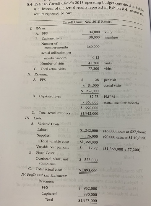Planning and Budget Costs: Variable: FFS $ 602,487 Capitated D 7 65,513