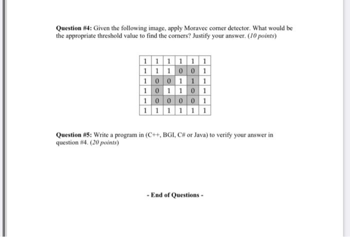 and pictures to support your answer. (10 points) Question \#2: Given the