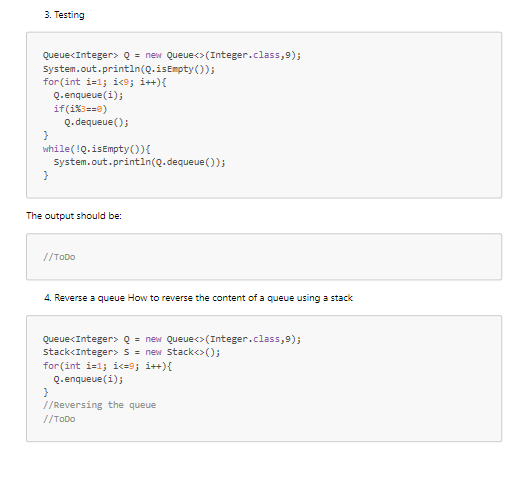size 10 and fill it with numbers from 1 to 10 insert
