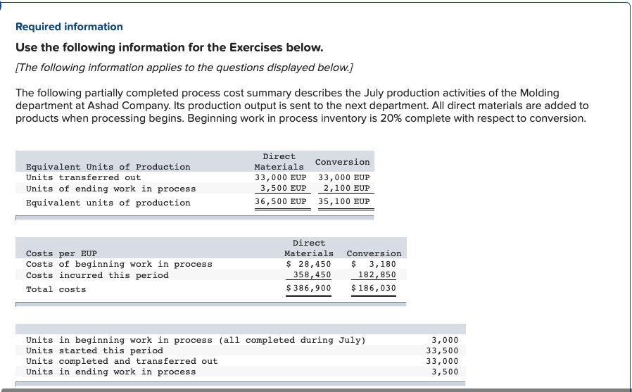 Will you please explain how I get the answer. Thank you Required
