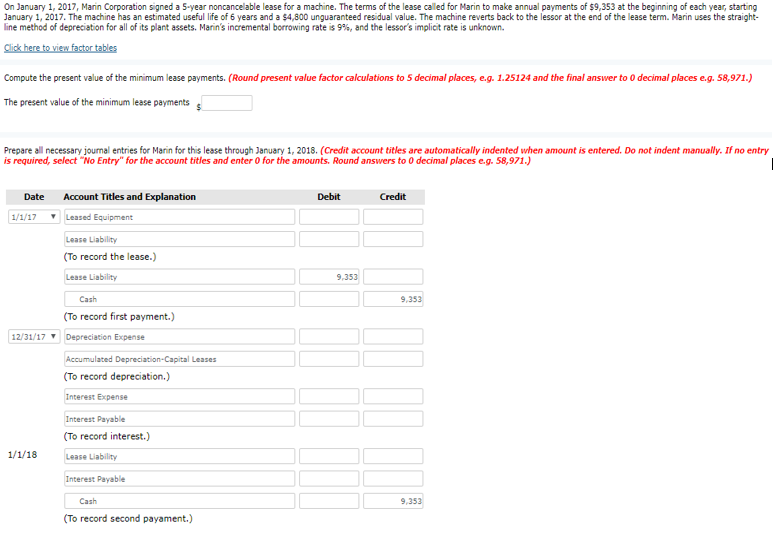 Please help with the problem below On January 1, 2017, Manin Corporation