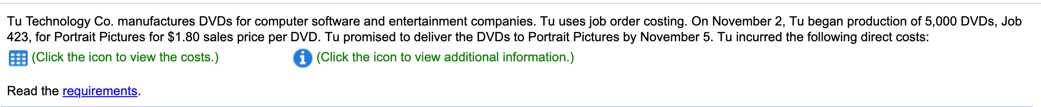 hours @ $15 per hour 300 Materials Requisition Date No. Description Amount