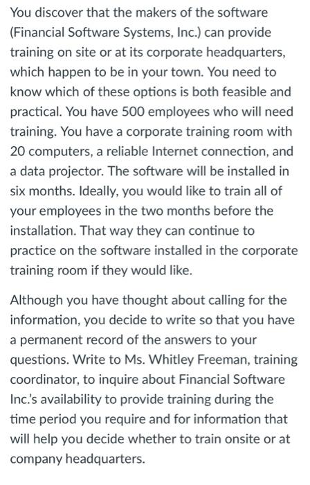 This should be structured as a formal business letter. You should include