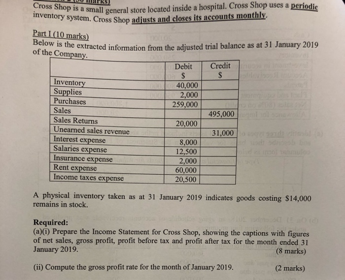  Cross Shop is a small general store located inside a hospital.