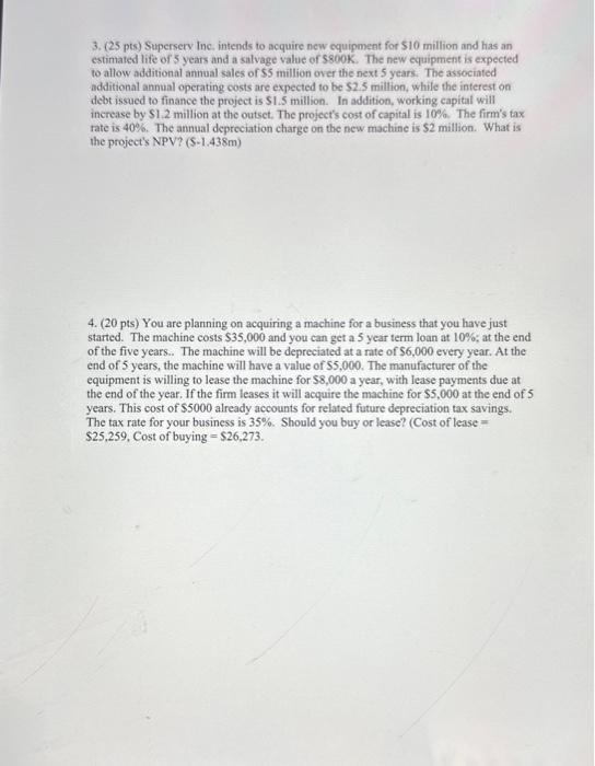 flow (FCF) is expected to be $10 million next year, $20 million