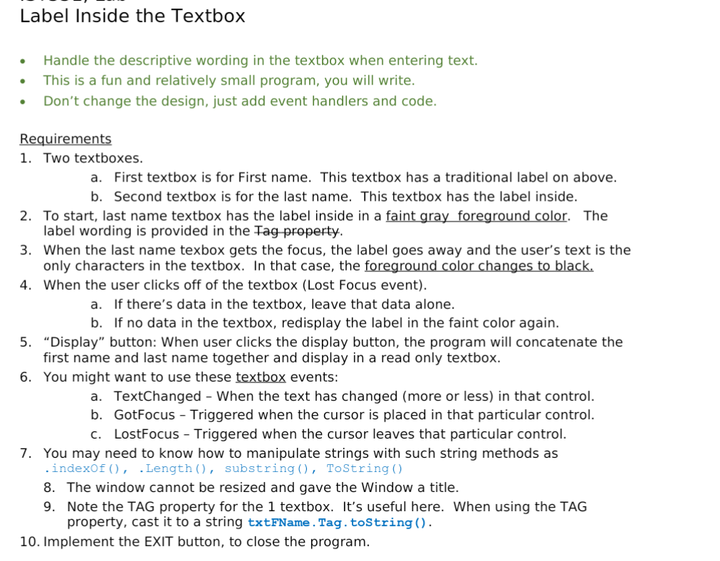 app Create a C\# > Windows > Desktop app in Visual Studio.