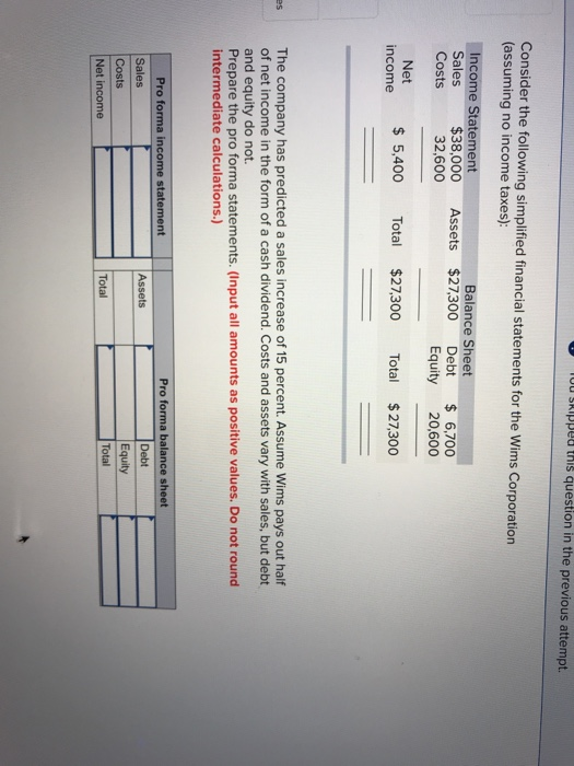  D TOu SAipped this question in the previous attempt. Consider the