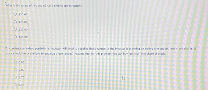 pricing models are based on the concept of a riskless hedge, Investors
