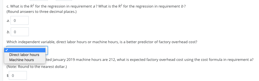 hours or machine hours is driving the companys overhead cost. He collected