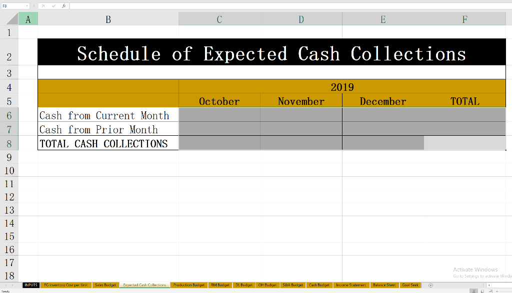 of year. Please help me to complete this Excel project. I've done