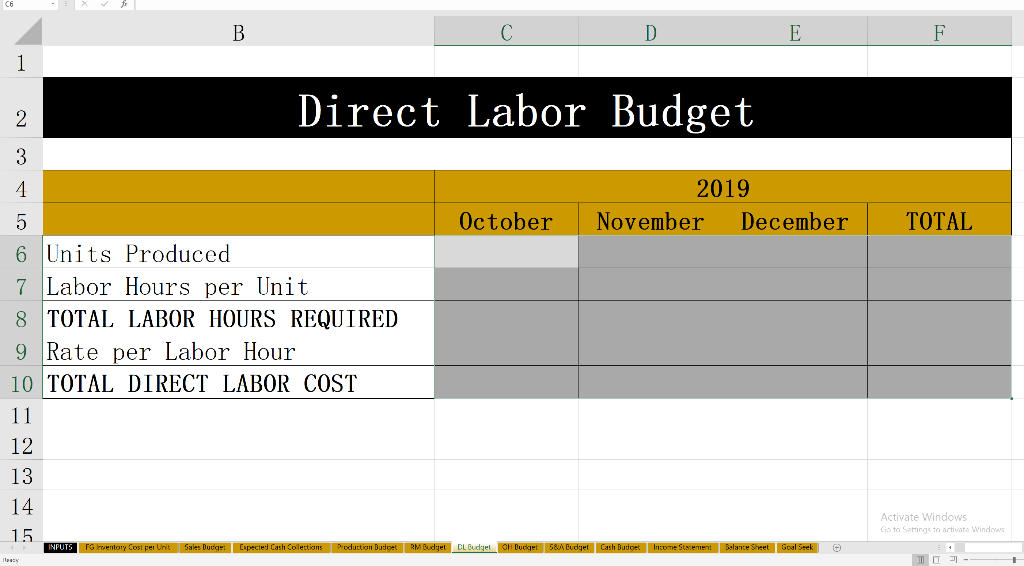 the pictures. Thanks. Accounting 285 Excel Spreadsheet Project pring 2019 . Chocelasting
