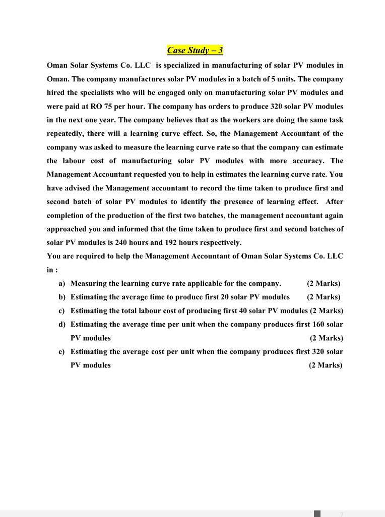  Case Study - 3 Oman Solar Systems Co. LLC is specialized