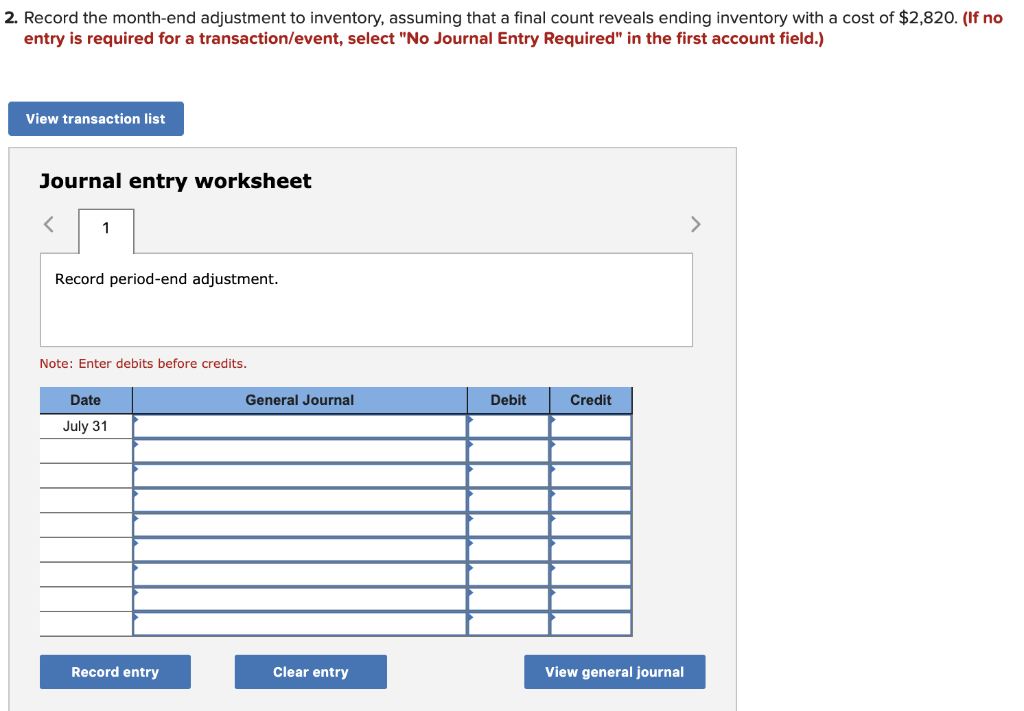 City has a balance in inventory of $3,300. The following transactions occur