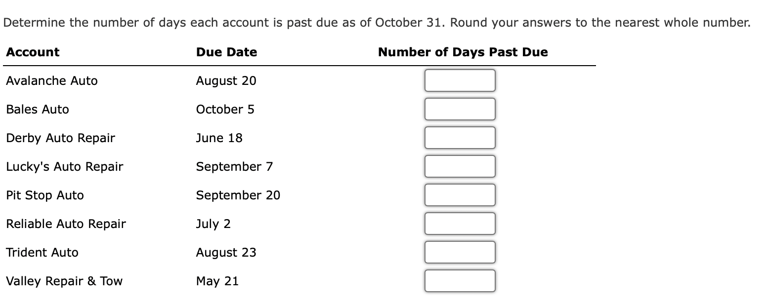 balance of $1,307,000 and sales for the year total $18,290,000. Determine the