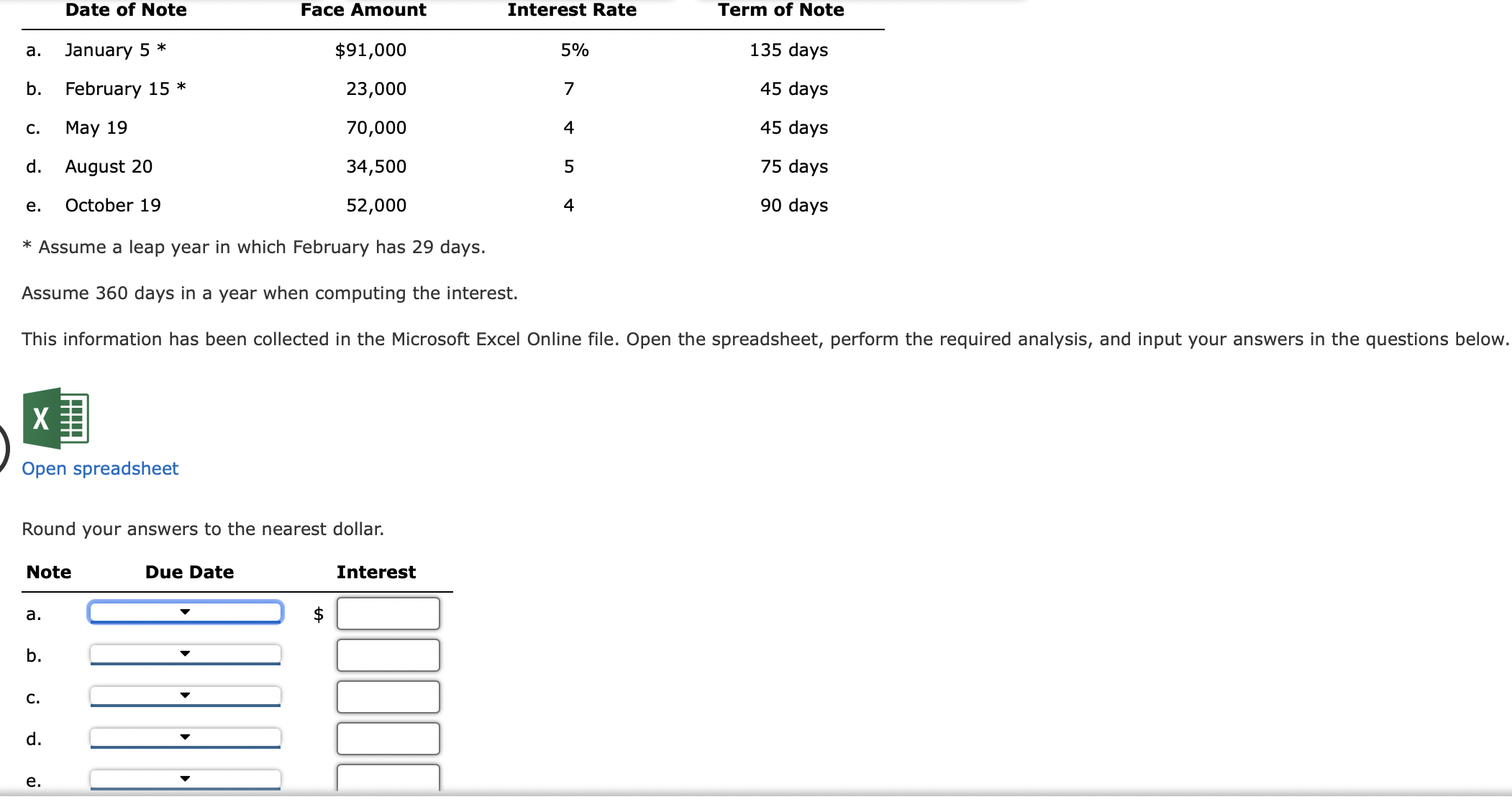 amount of the adjusting entry to provide for doubtful accounts under each