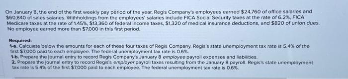 PLEASE ANSWER THESE RIGHT THEY ARE ALL ONE QUESTION! On January 8