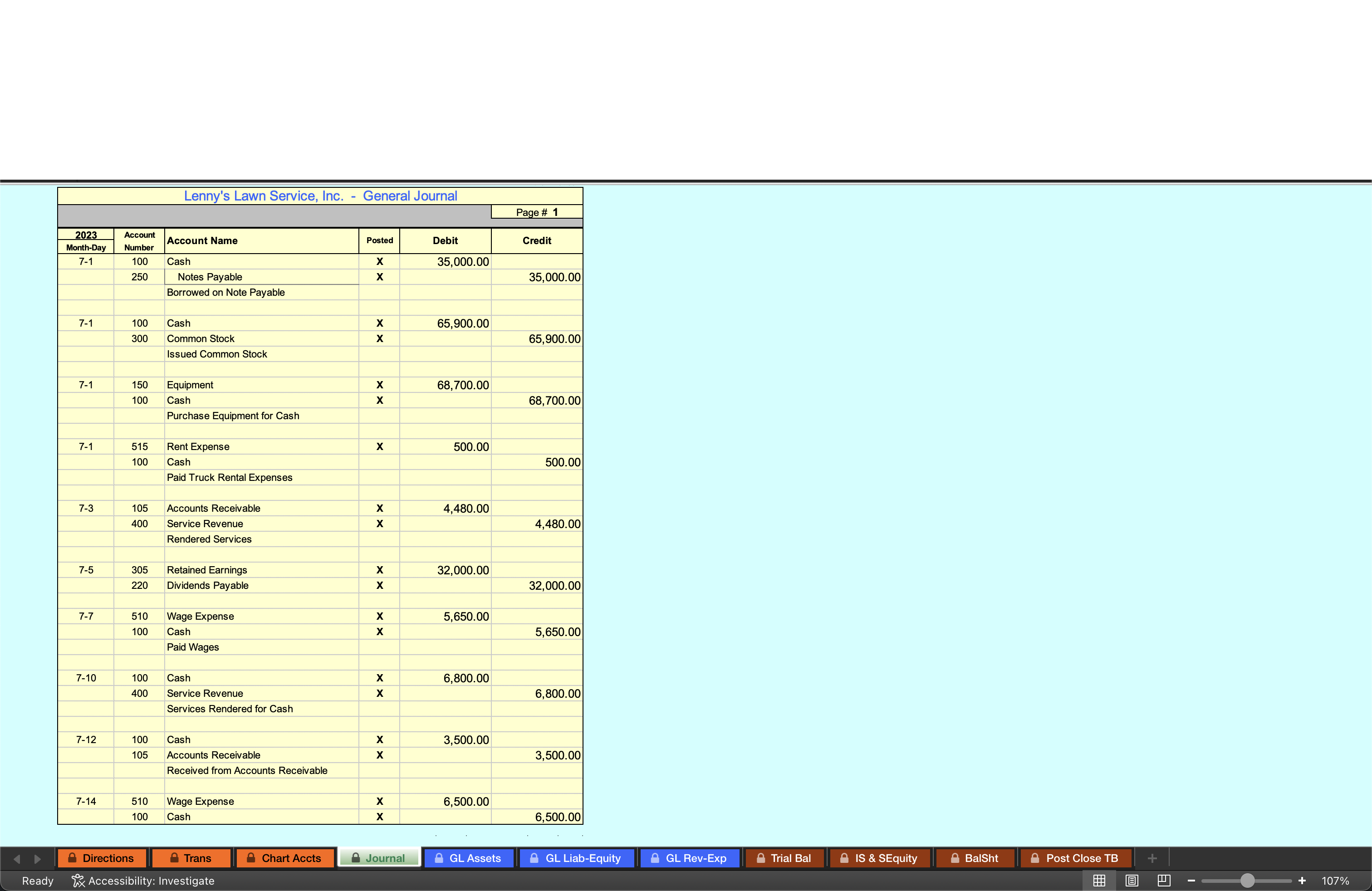 Name \\ \cline { 2 - 2 } & Assets: \\ \cline