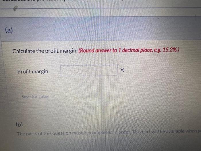 Flounder Company are presented below: Calculate the profitability ratios that can be