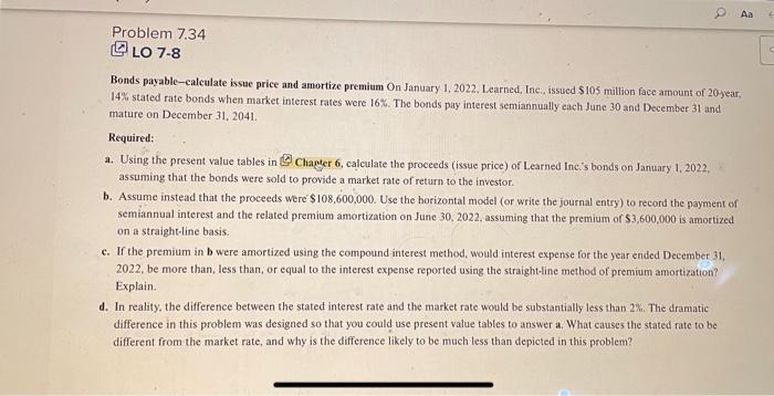 please help! Bonds payable-calculate issue price and amortize premium On January 1,